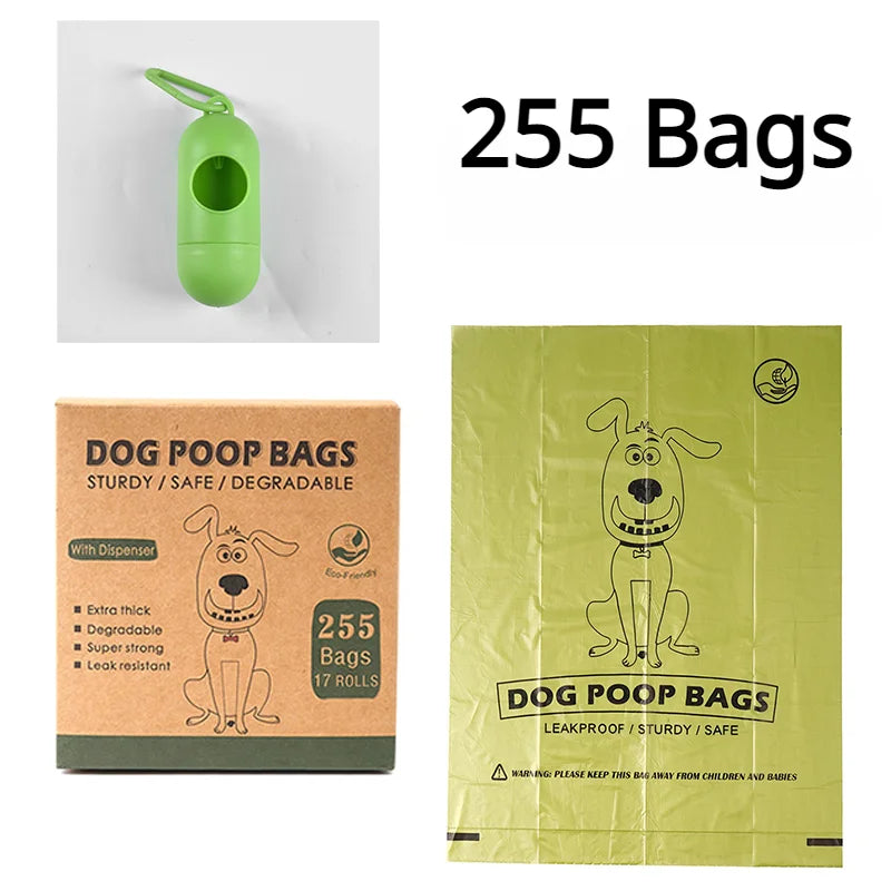 Eco Friendly Poop Bags, Green